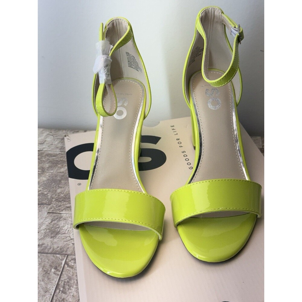 Women Ankle Strap Open Toe Low Chunky Block Heel Sandals Wedding Dress Shoes 8M - Picture 5 of 12